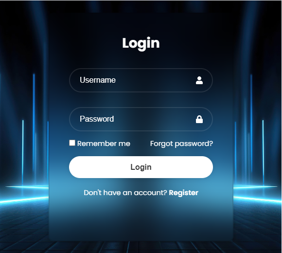 Projeto login e register
