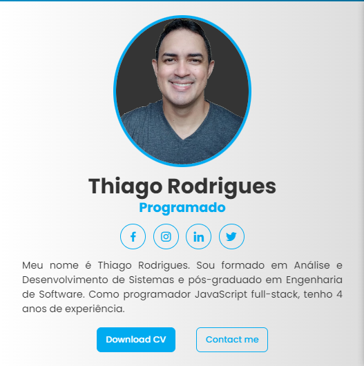 Portfolio com formato de livro